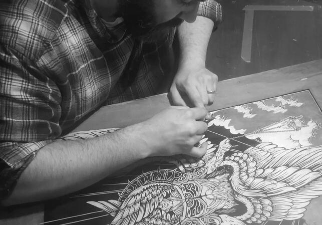 Woodprint Carving Woodprint Carving